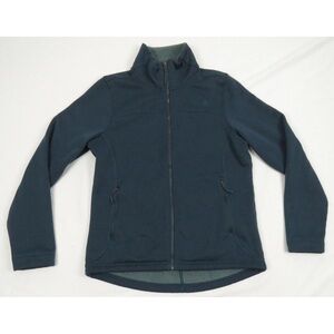 The North Face TNF Soft Shell Fleece Lined Logo Dome Womens Full Zip Jacket M